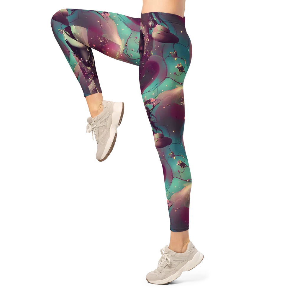 Nouveau Galaxy on Leggings — Left