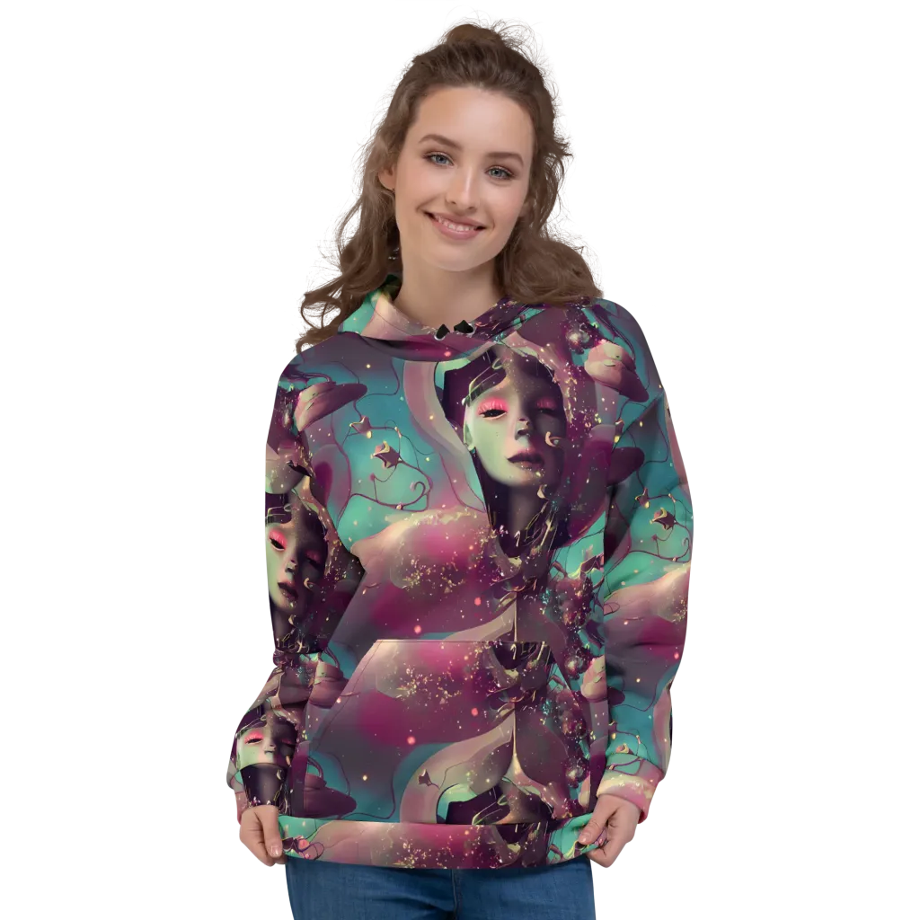 Nouveau Galaxy on Hoodie — Front