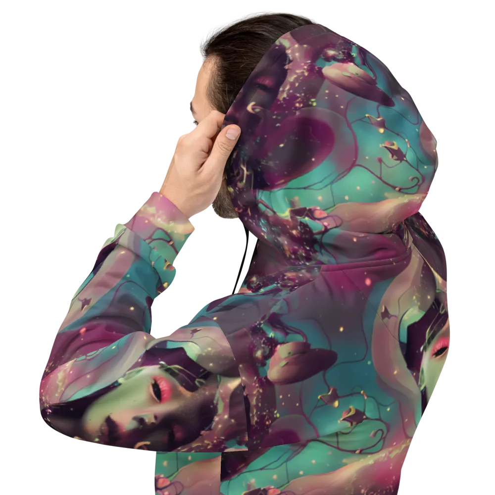 Nouveau Galaxy on Hoodie — Back