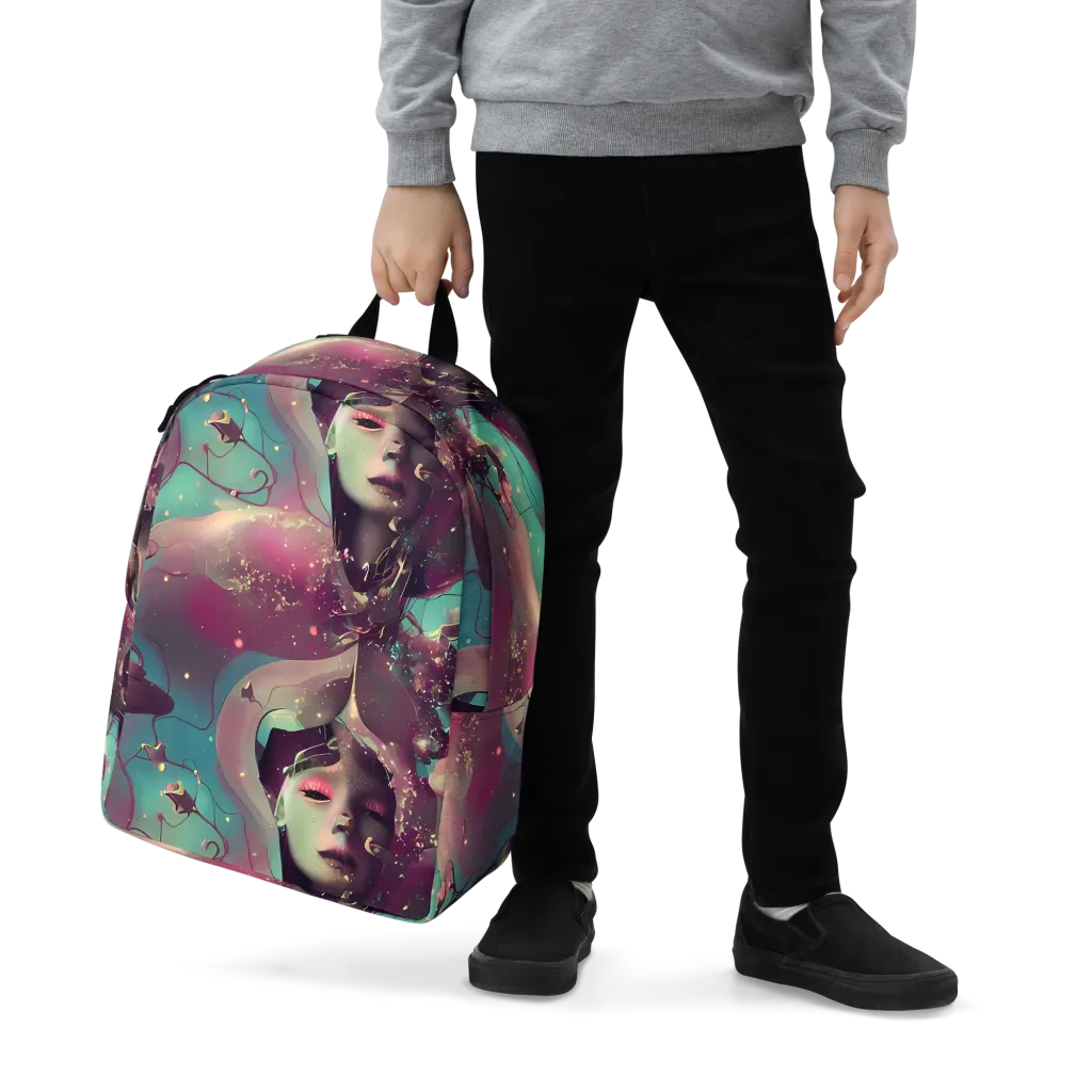 Nouveau Galaxy on Minimalist Backpack — Zoomed-in