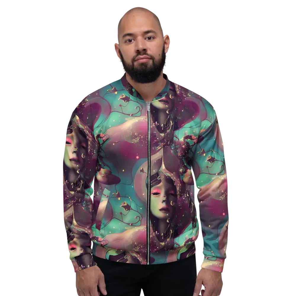 Nouveau Galaxy on Bomber Jacket — Front