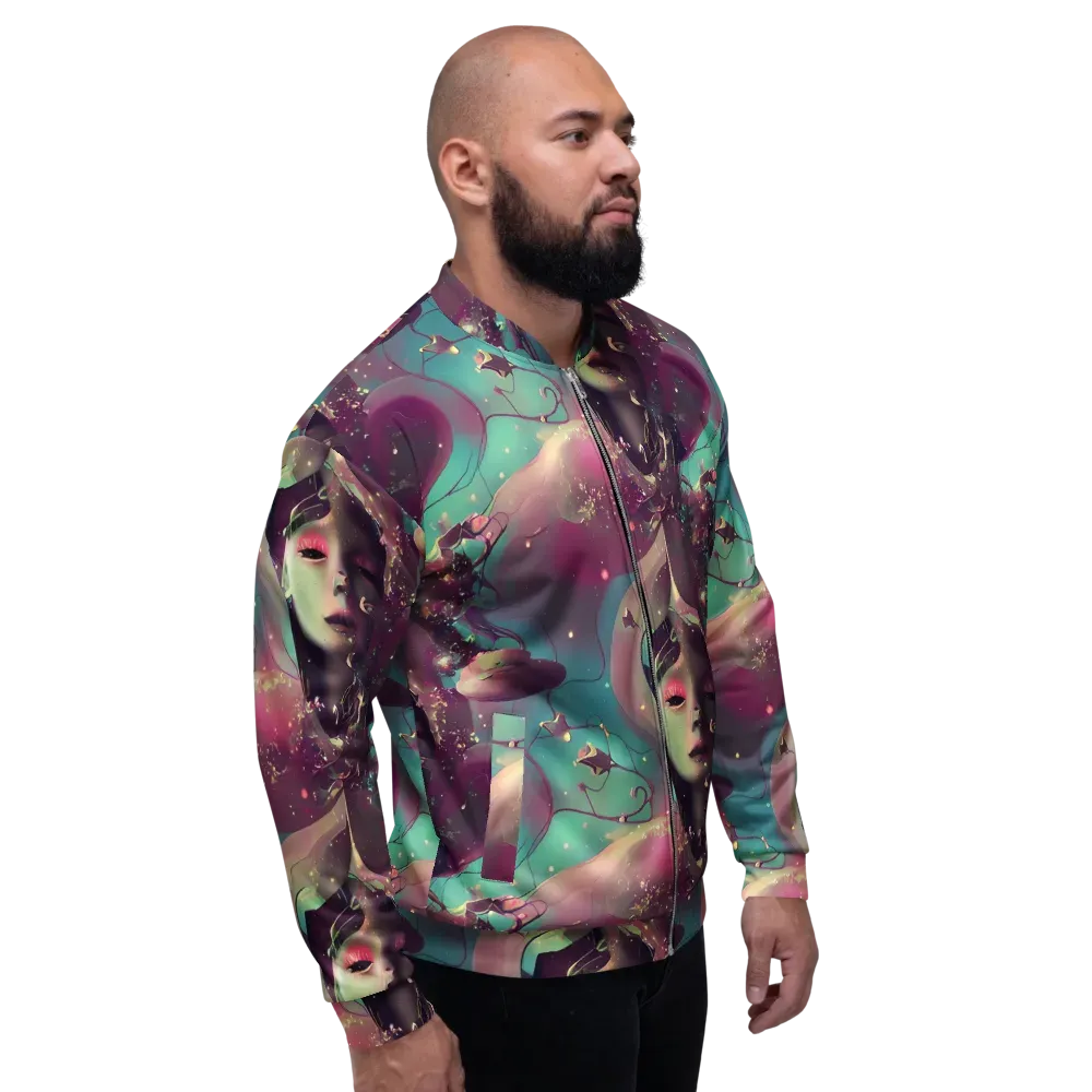 Nouveau Galaxy on Bomber Jacket — Right