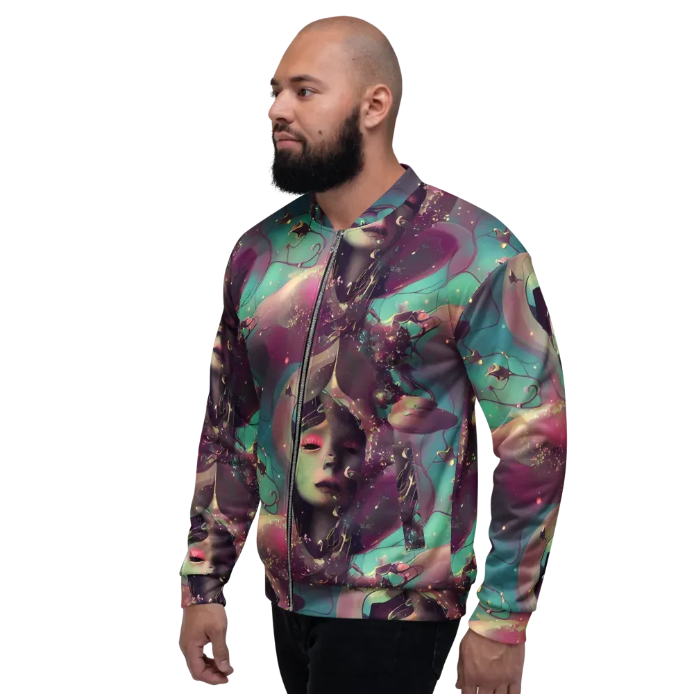 Nouveau Galaxy on Bomber Jacket — Left