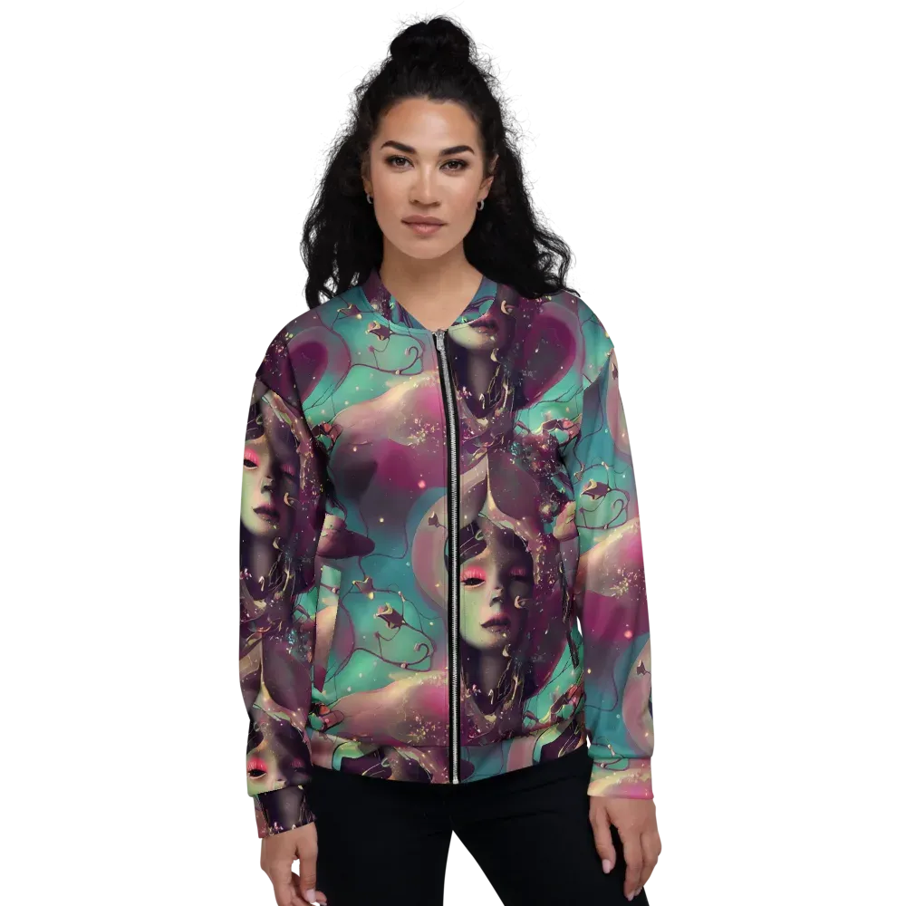Nouveau Galaxy on Bomber Jacket — Front