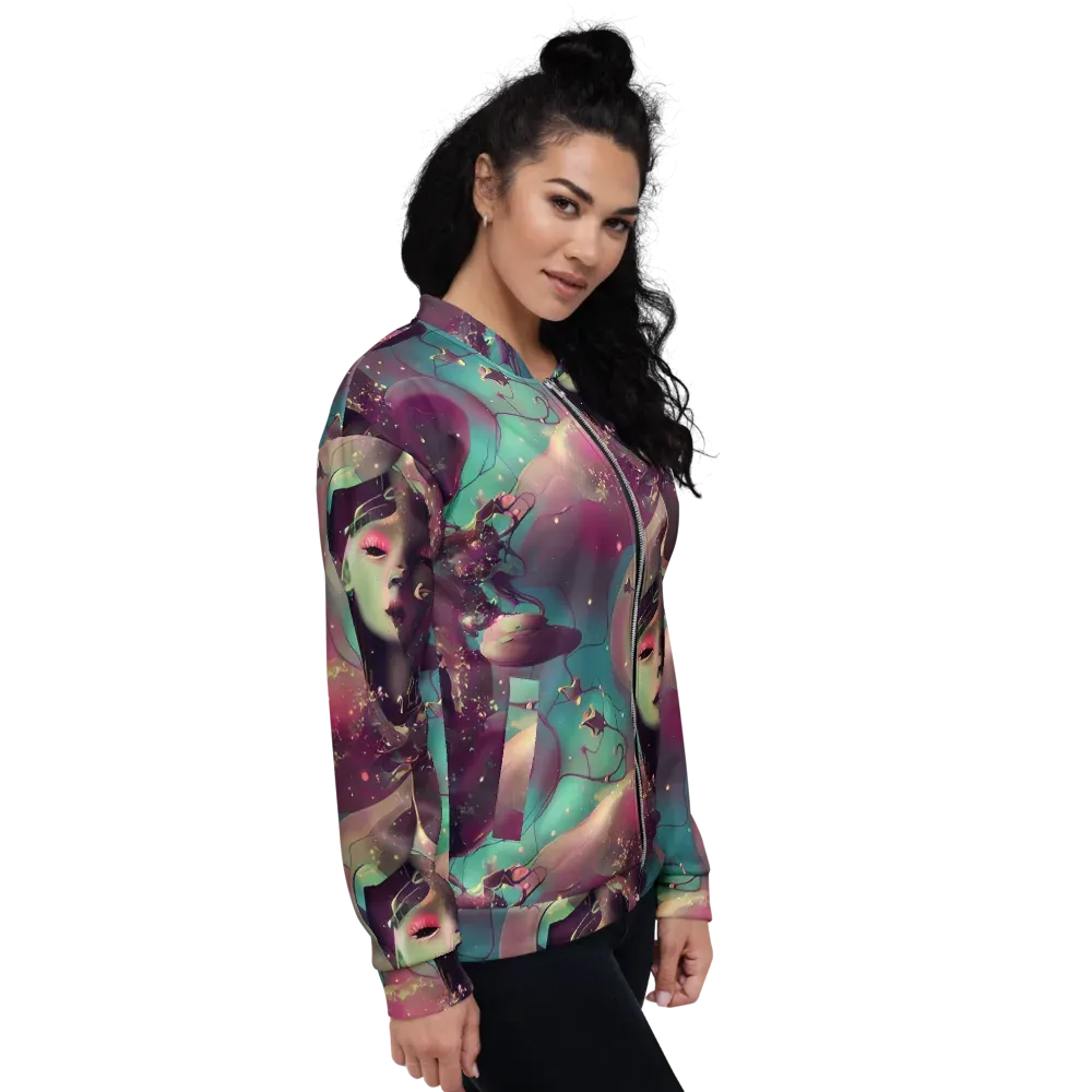 Nouveau Galaxy on Bomber Jacket — Right