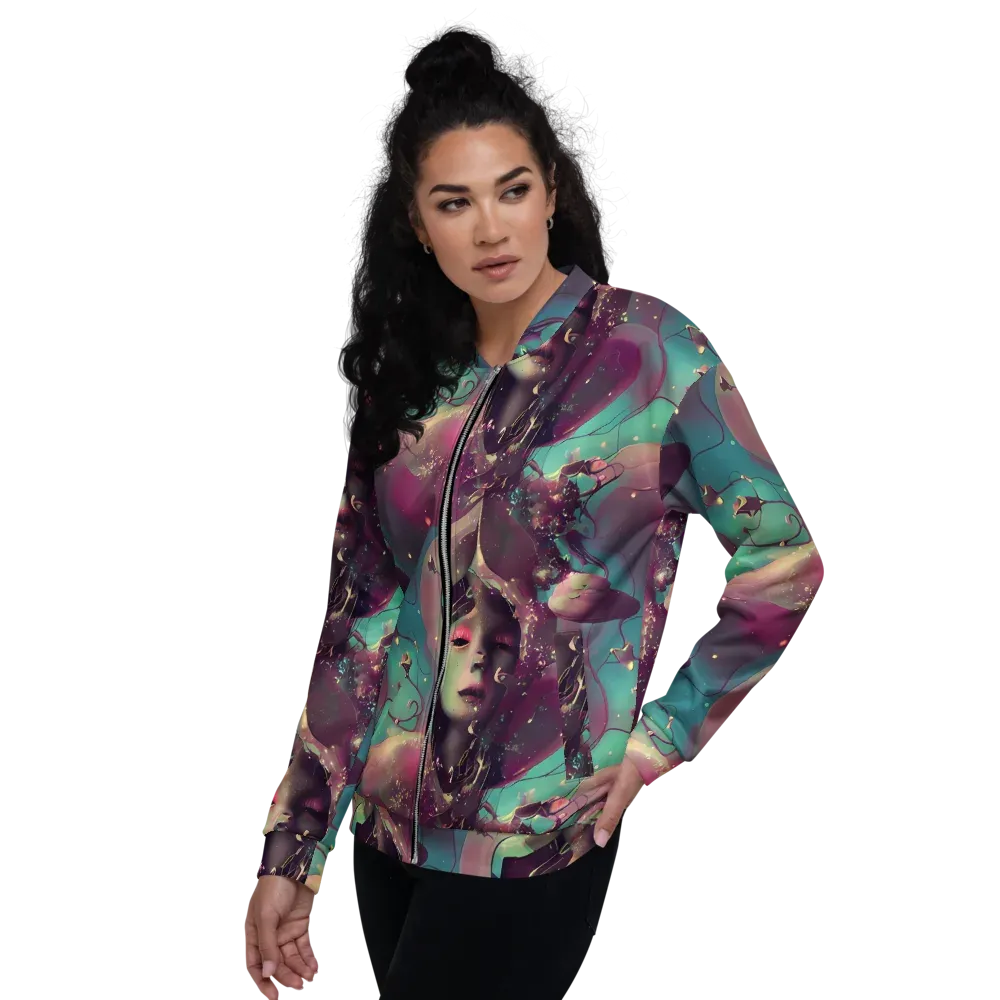 Nouveau Galaxy on Bomber Jacket — Left