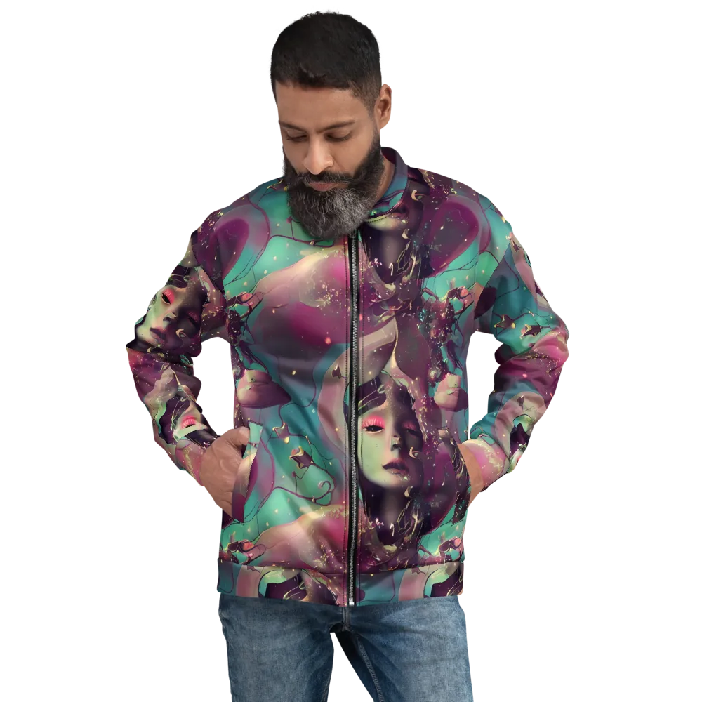 Nouveau Galaxy on Bomber Jacket — Front
