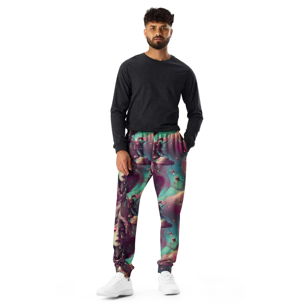 Nouveau Galaxy on Men's Joggers — Front