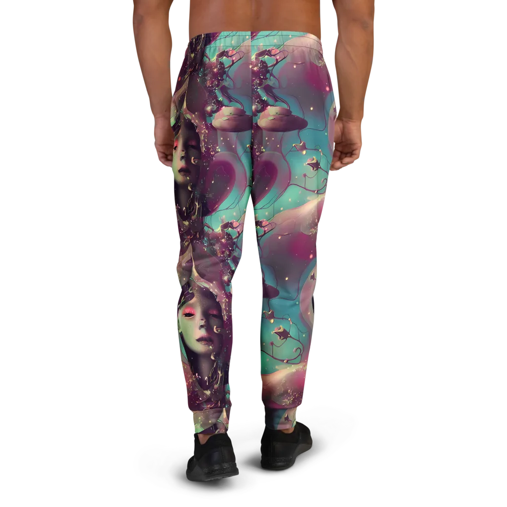 Nouveau Galaxy on Men's Joggers — Back