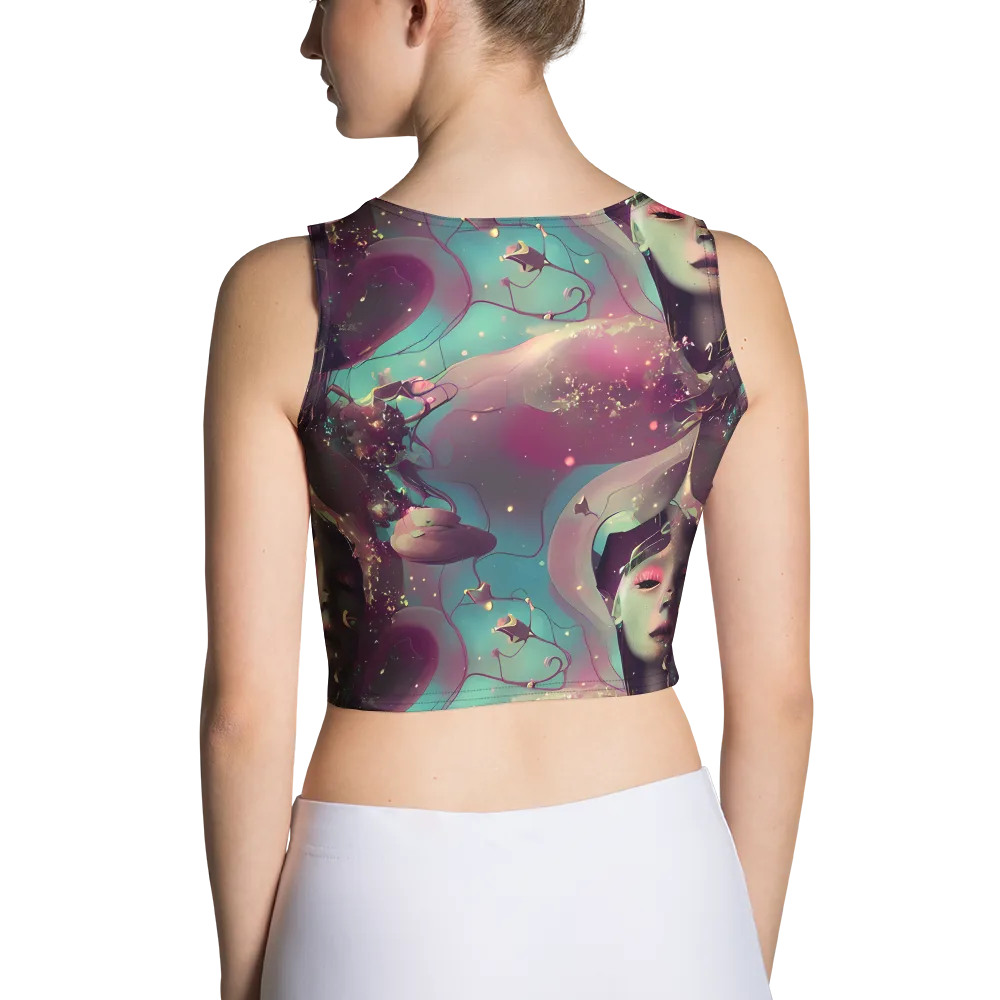 Nouveau Galaxy on Crop Top — Back