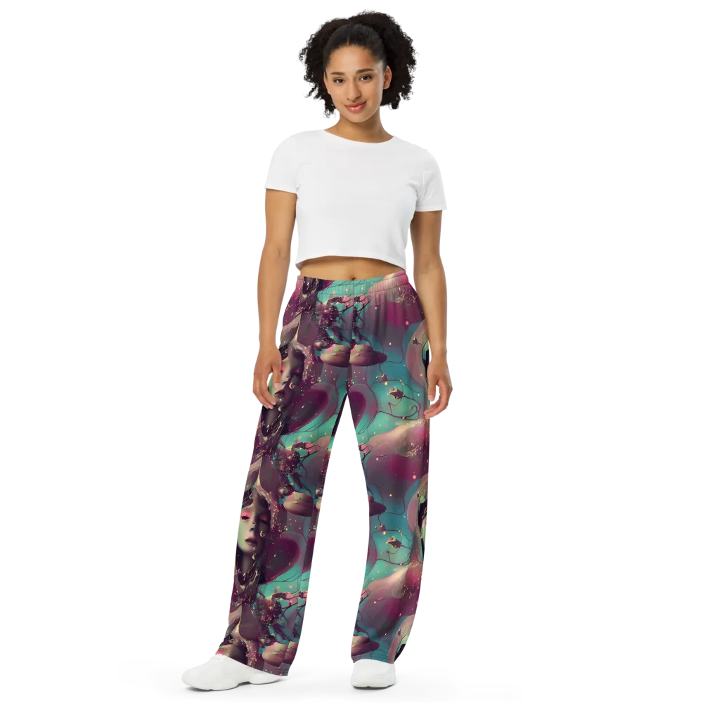 Nouveau Galaxy on Wide-Leg Pants — Front