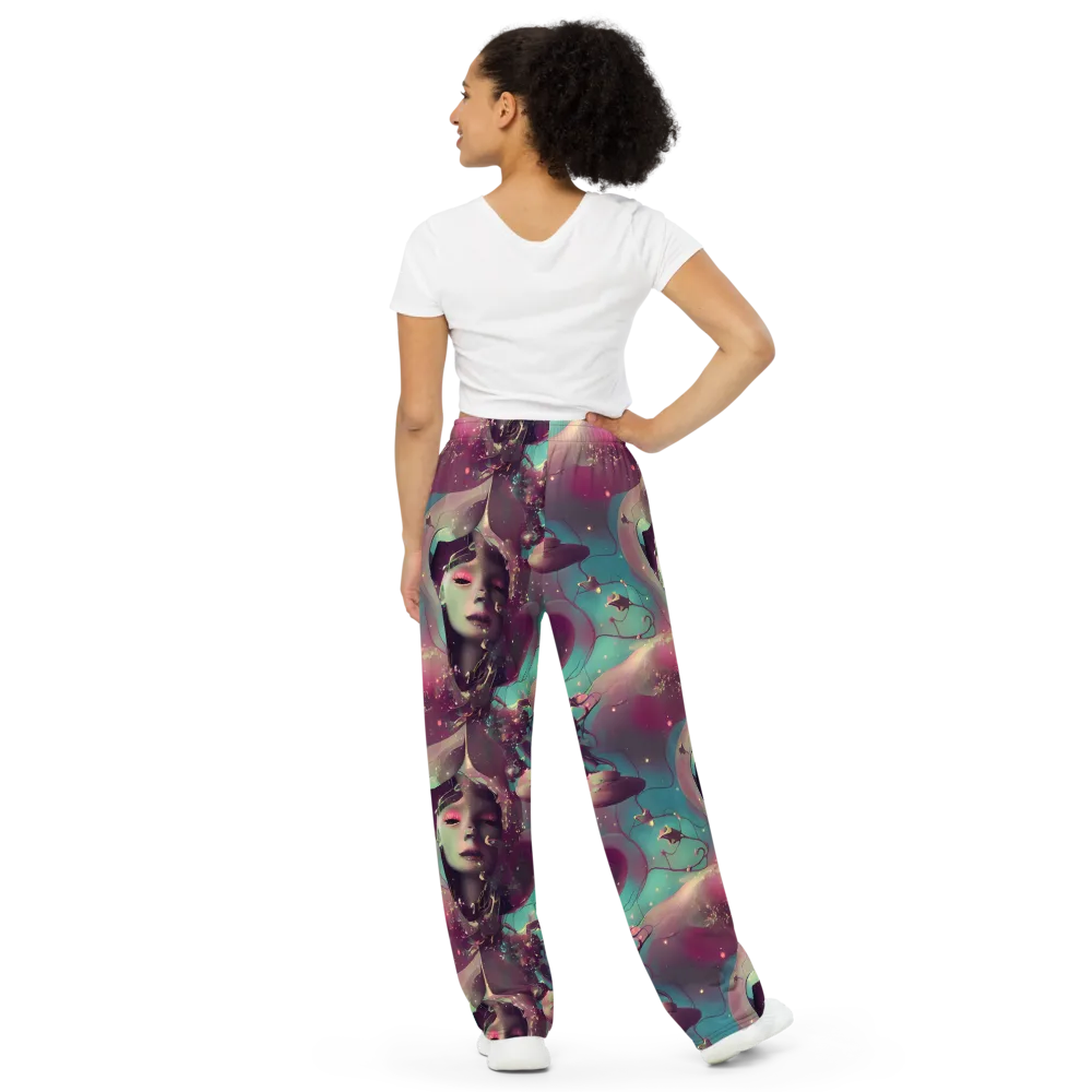 Nouveau Galaxy on Wide-Leg Pants — Back