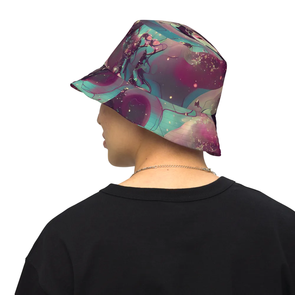 Nouveau Galaxy on Reversible Bucket Hat — Back Inside