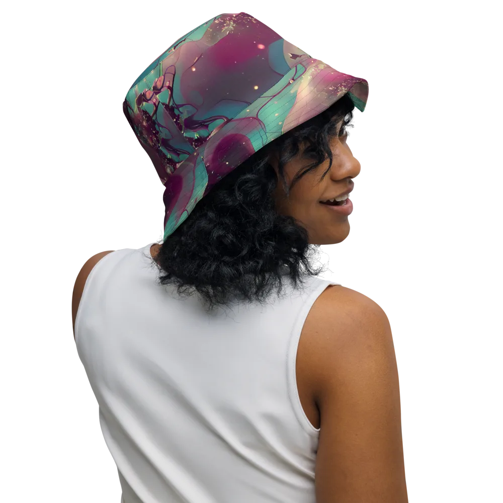 Nouveau Galaxy on Reversible Bucket Hat — Right Outside