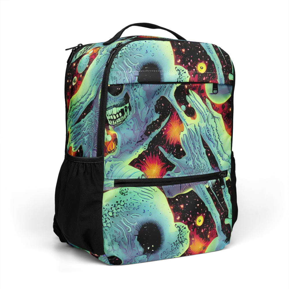 Galactic Grotesque on Utility Backpack — Right Front