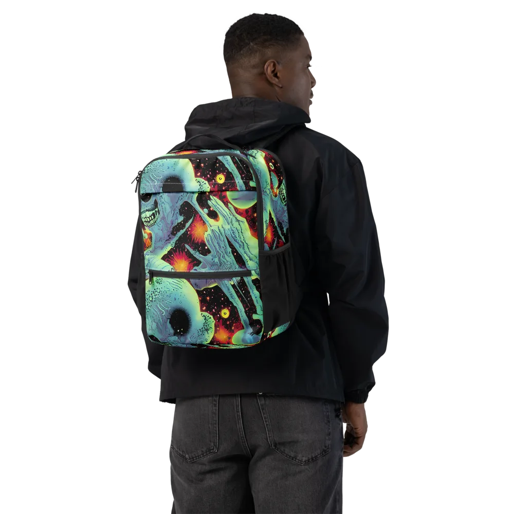 Galactic Grotesque on Utility Backpack — Back