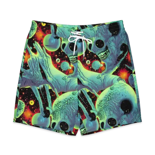 Galactic Grotesque on a Men's Board Shorts