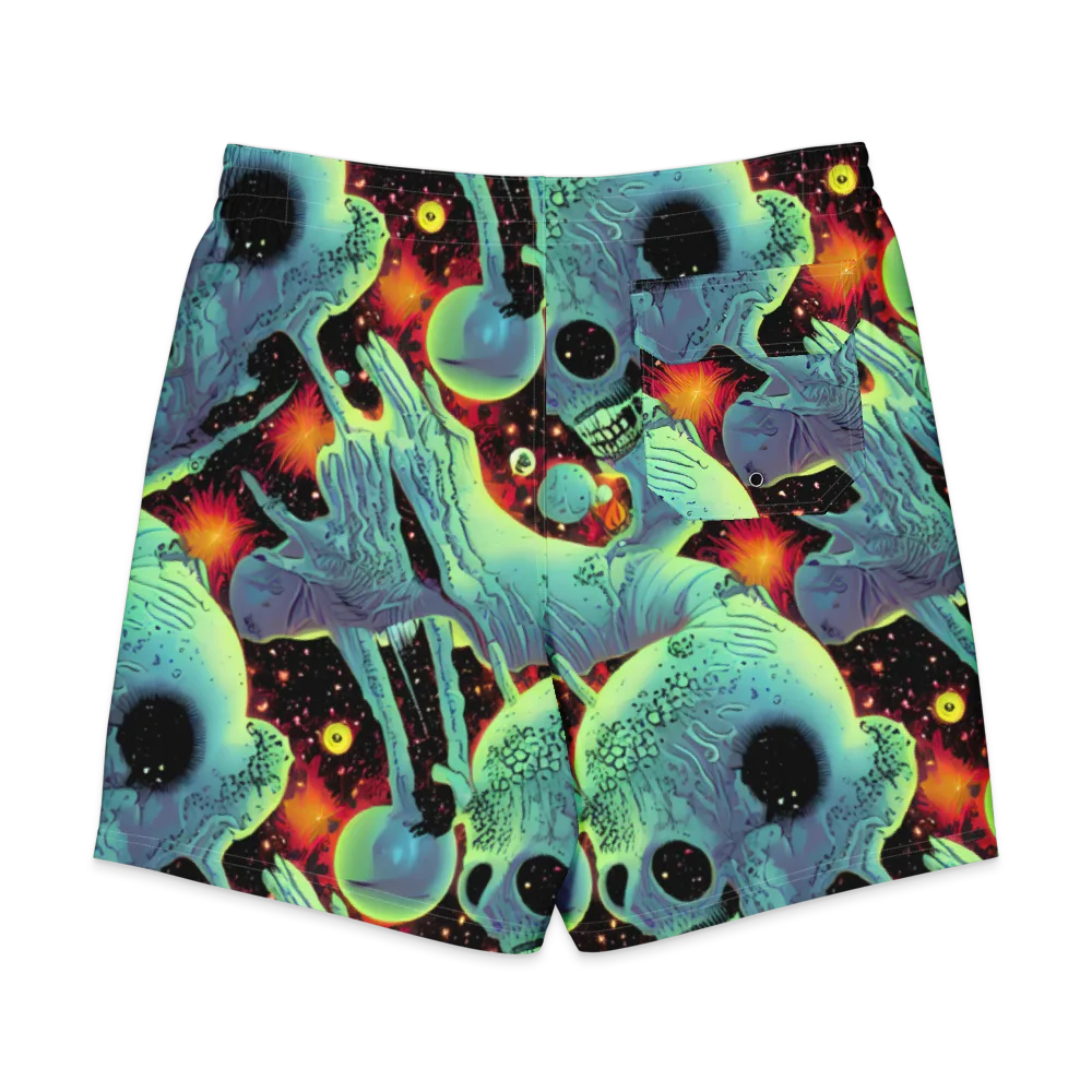 Galactic Grotesque on Men's Board Shorts — Back