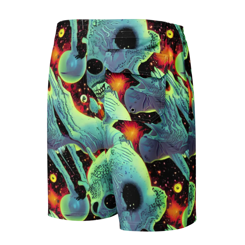 Galactic Grotesque on Men's Board Shorts — Back