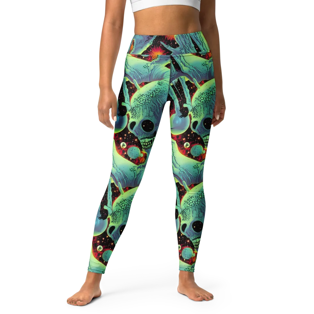 Galactic Grotesque on Yoga Leggings — Front