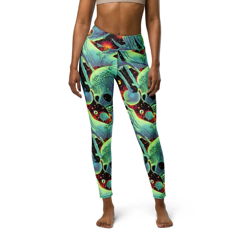 Galactic Grotesque on Yoga Leggings — Front