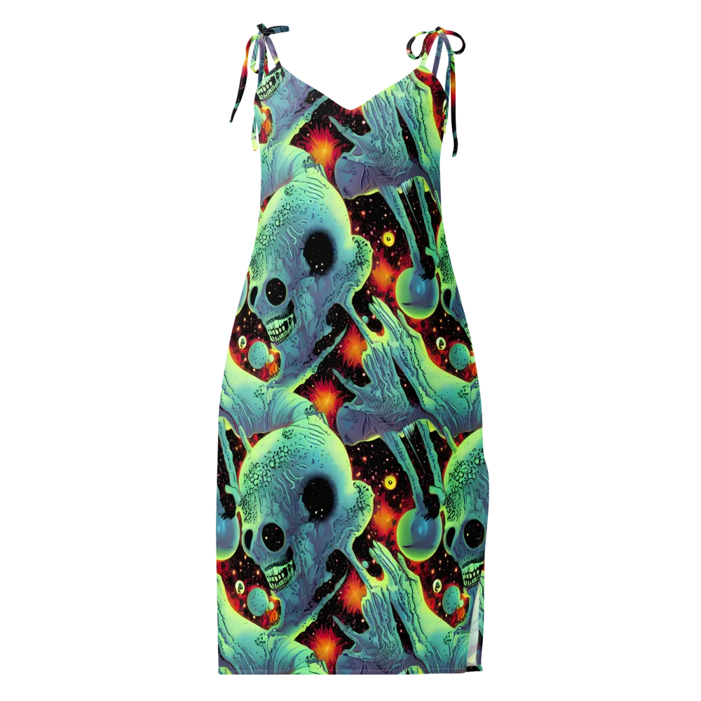 Galactic Grotesque on Slip Dress — Front