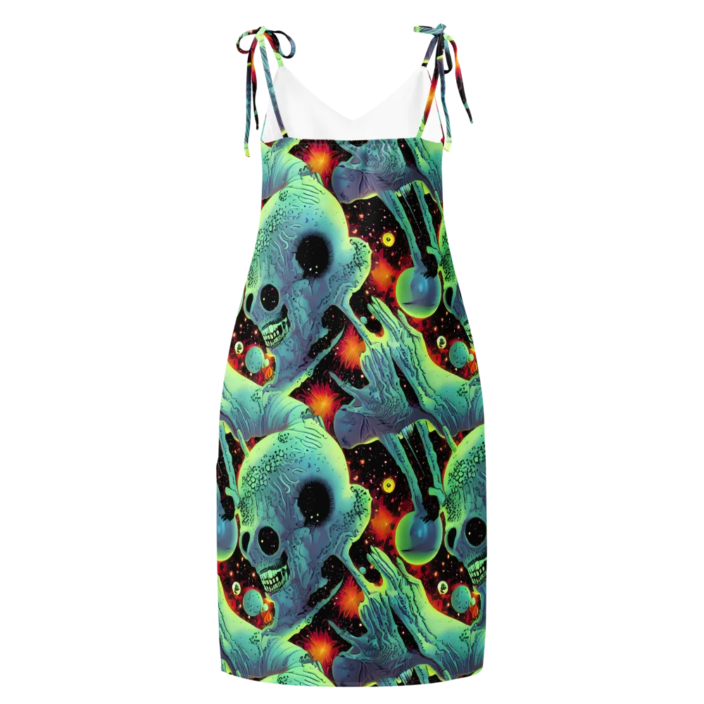 Galactic Grotesque on Slip Dress — Back