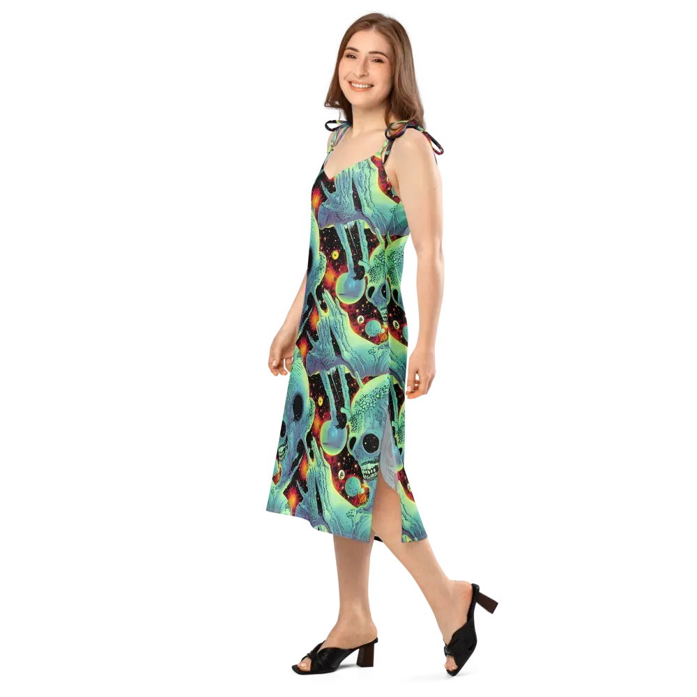 Galactic Grotesque on Slip Dress — Left Front