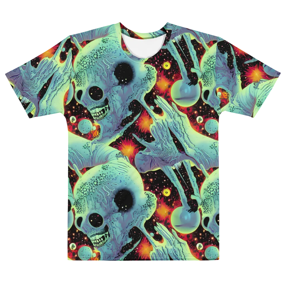Galactic Grotesque on Men's Cotton Crew Neck T-Shirt — Front