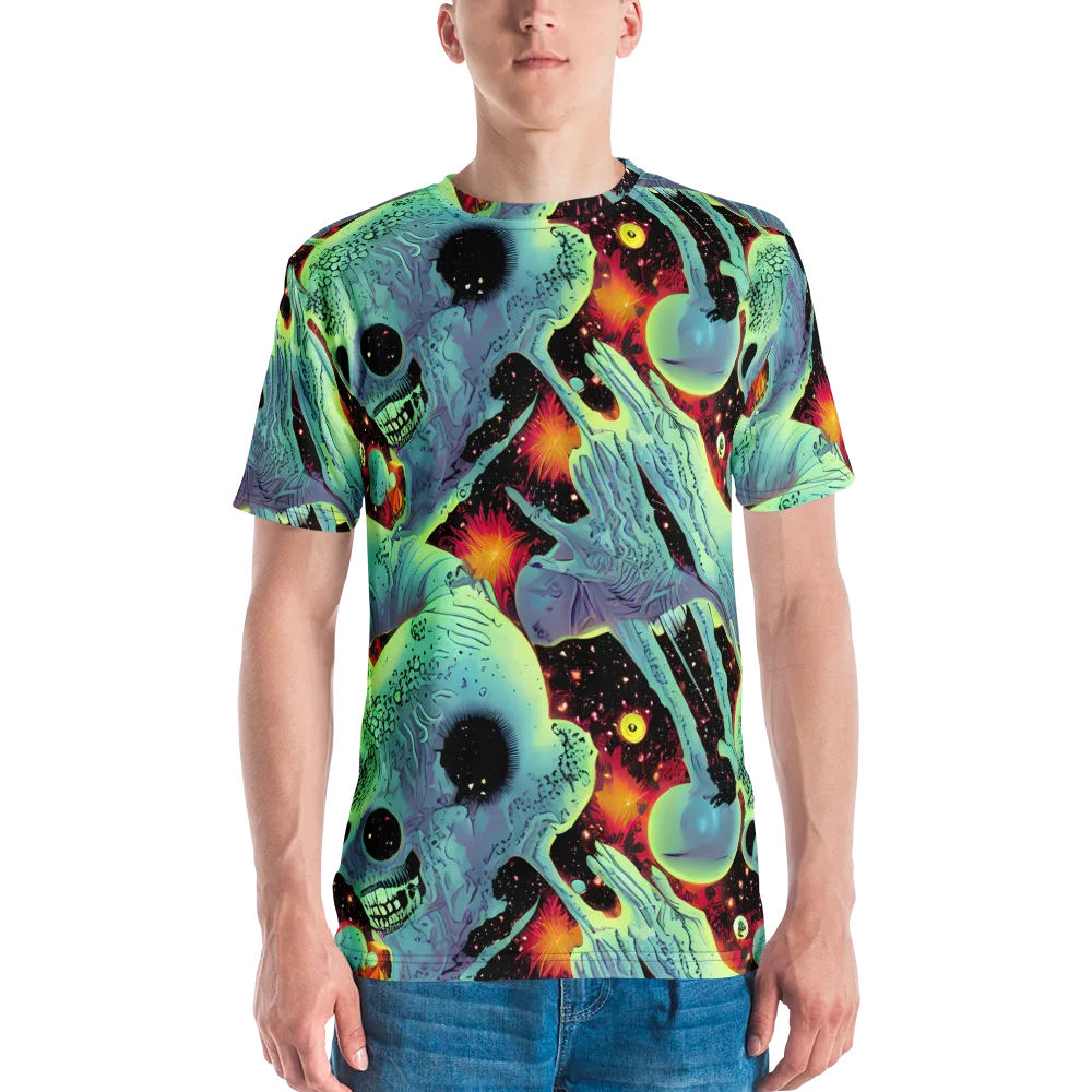 Galactic Grotesque on Men's Crew Neck T-Shirt — Front