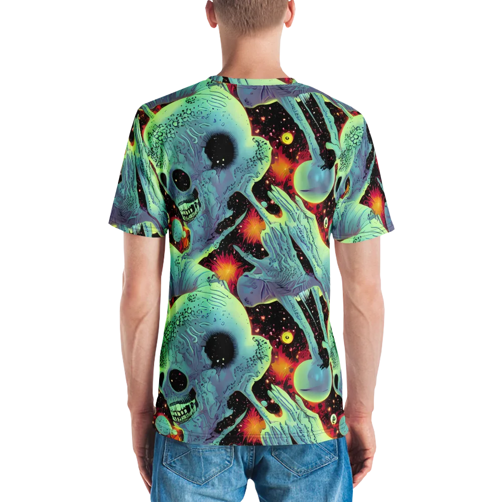 Galactic Grotesque on Men's Crew Neck T-Shirt — Back
