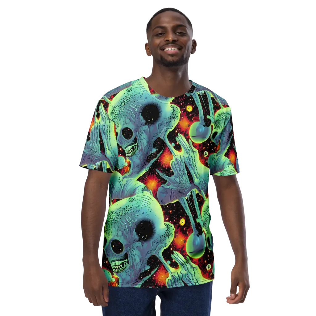 Galactic Grotesque on Men's Crew Neck T-Shirt — Front