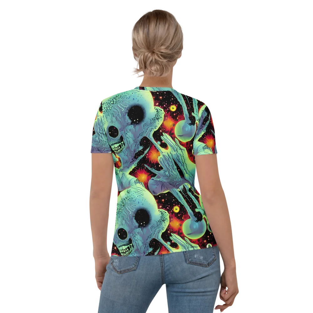 Galactic Grotesque on Women's Crew Neck T-Shirt — Back