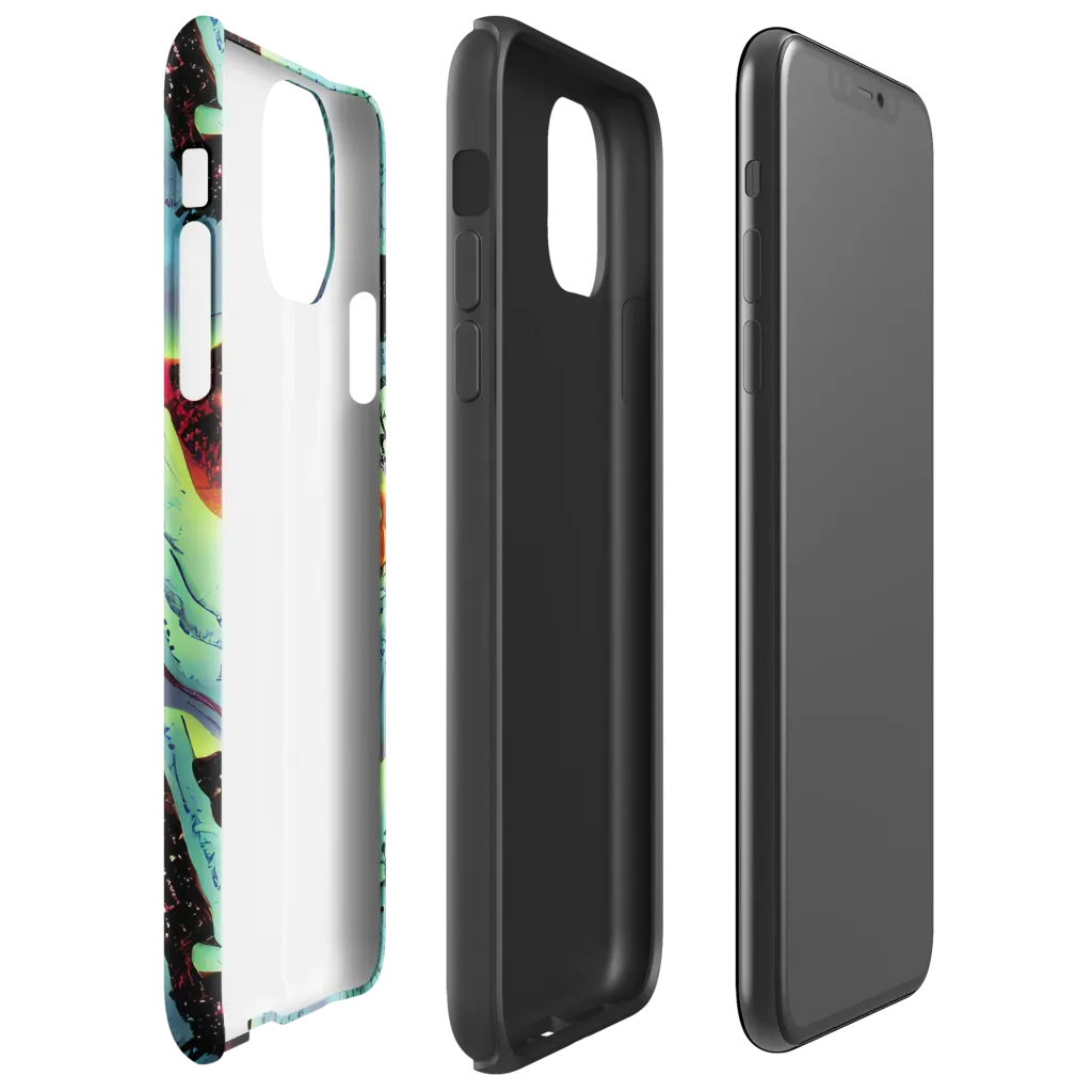 Galactic Grotesque on Tough Case for iPhone® — Right