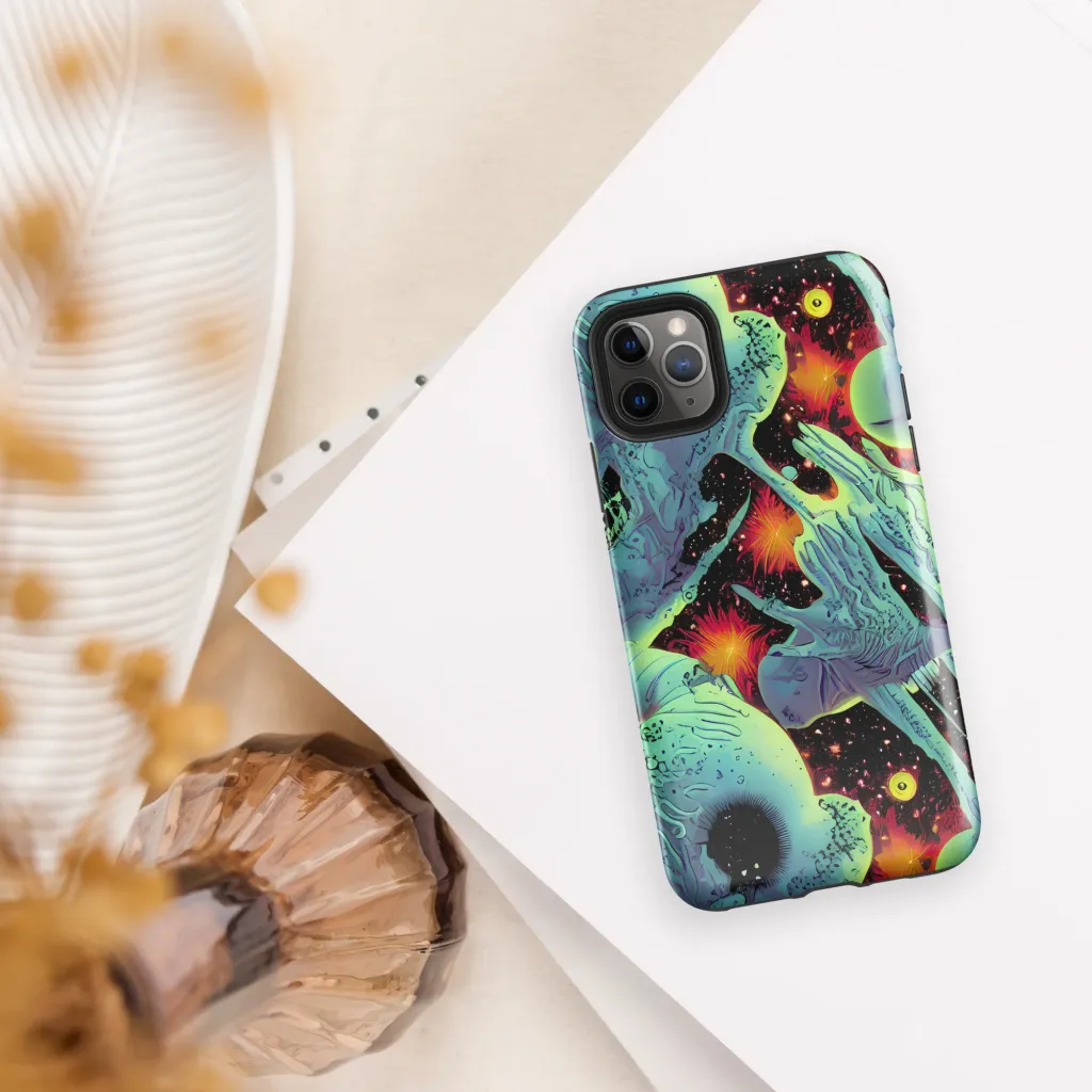 Galactic Grotesque on Tough Case for iPhone® — Front