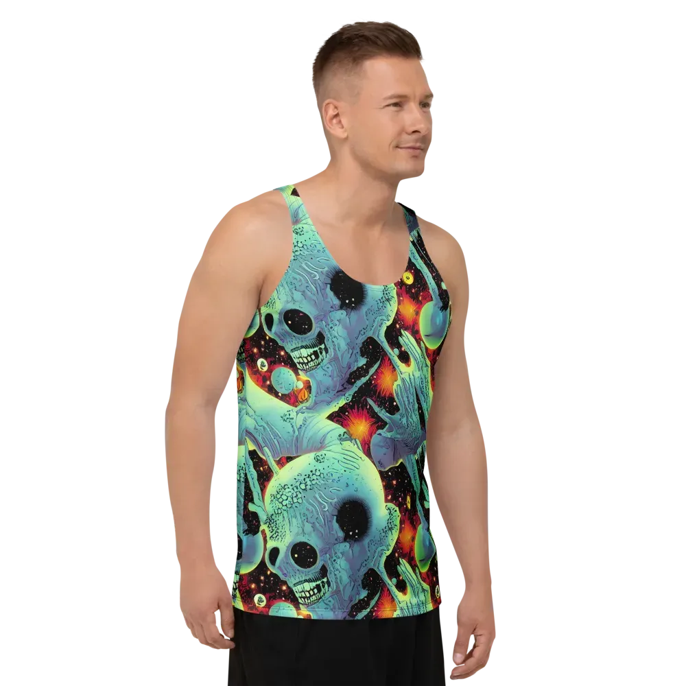 Galactic Grotesque on Men's Tank Top — Right Front