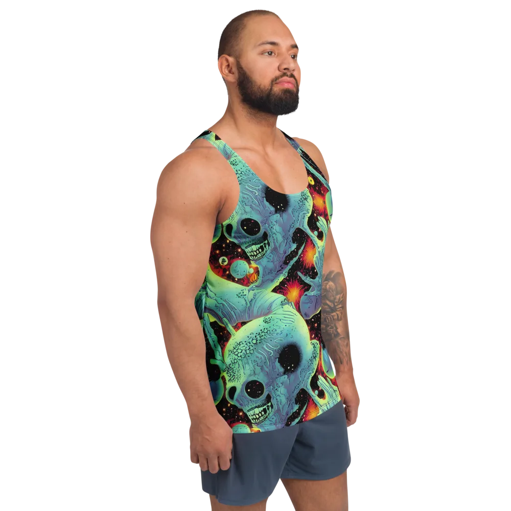 Galactic Grotesque on Men's Tank Top — Right Front