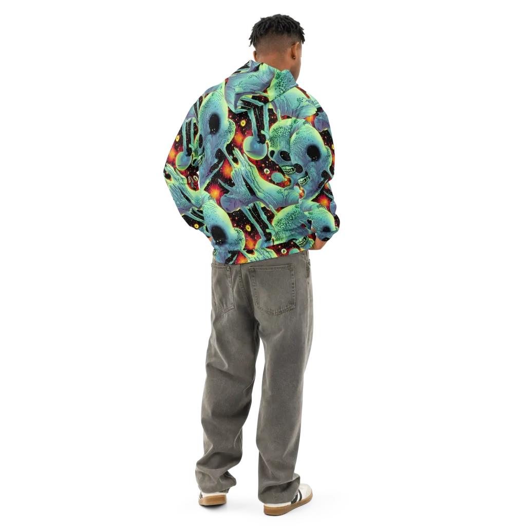 Galactic Grotesque on Cotton Hoodie — Back