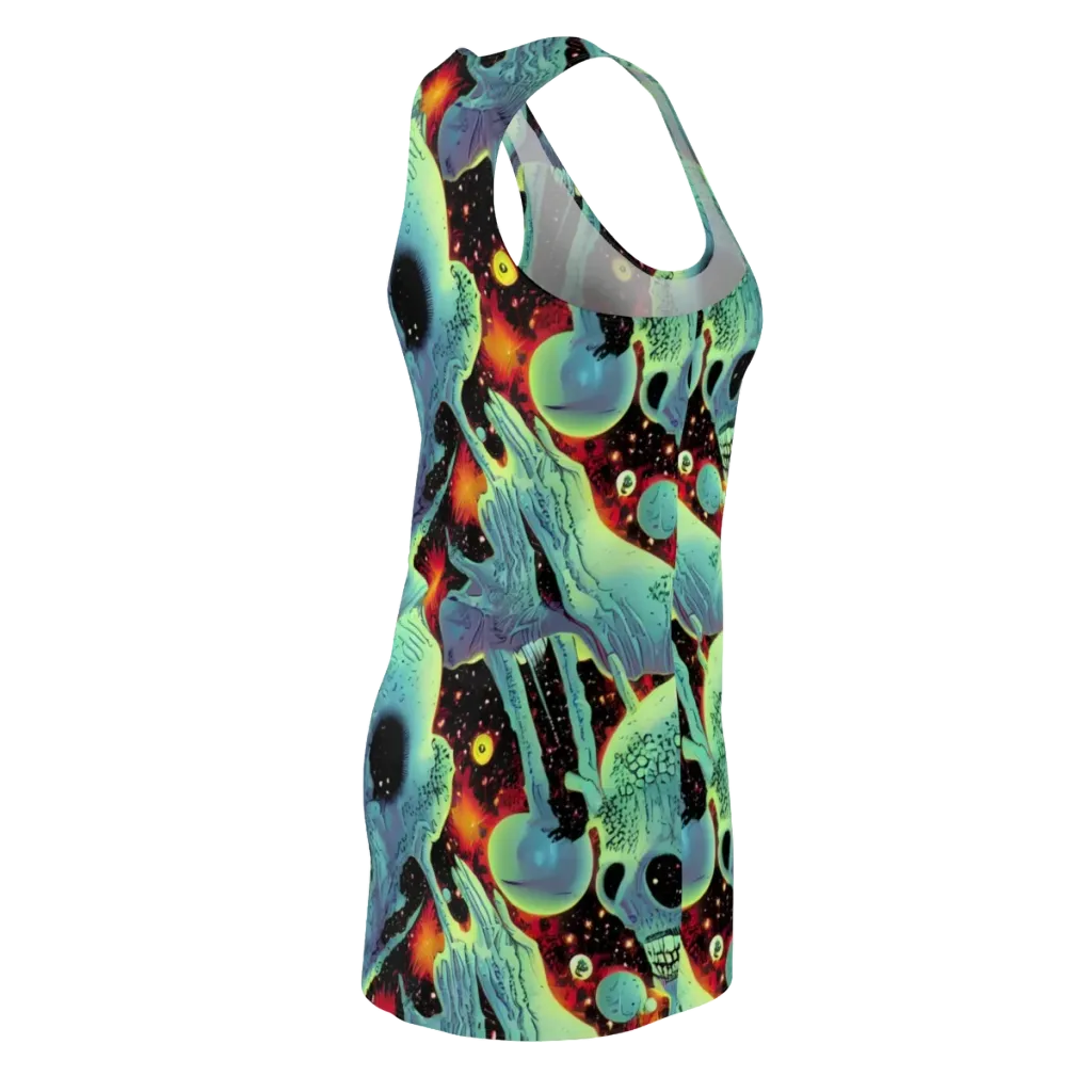 Galactic Grotesque on Racerback Dress — Back Side