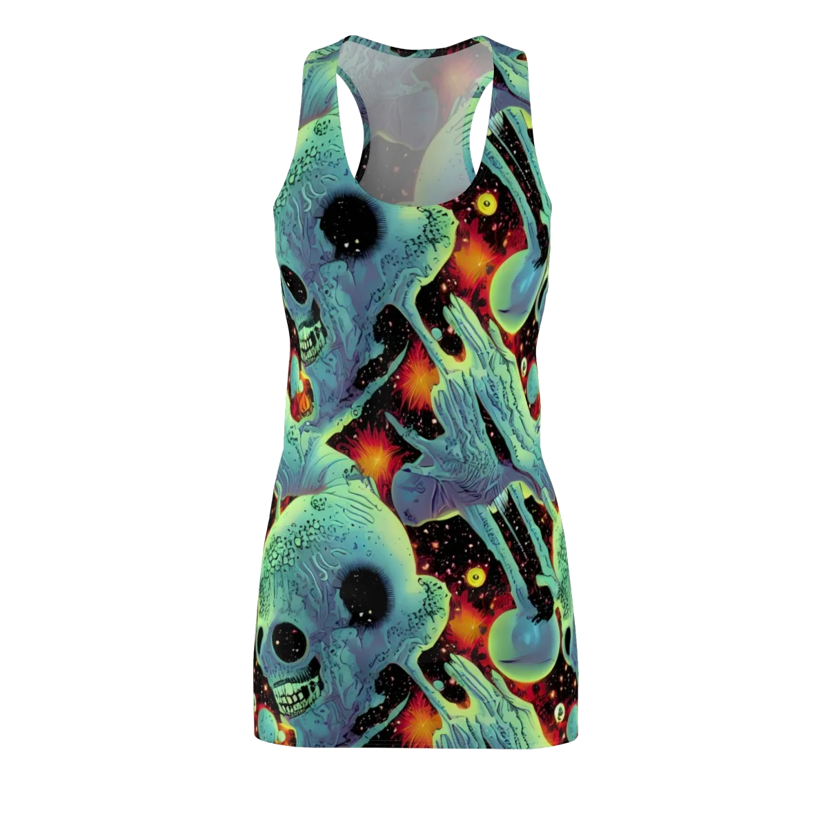 Galactic Grotesque on Racerback Dress — Front