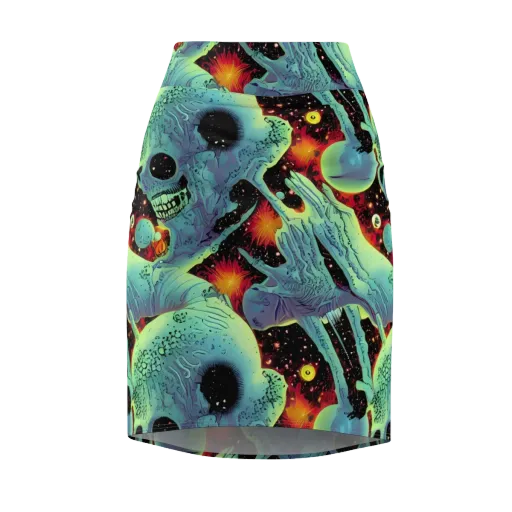 Galactic Grotesque on a Pencil Skirt