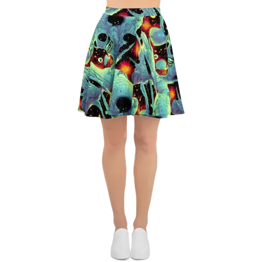 Galactic Grotesque on a Skater Skirt