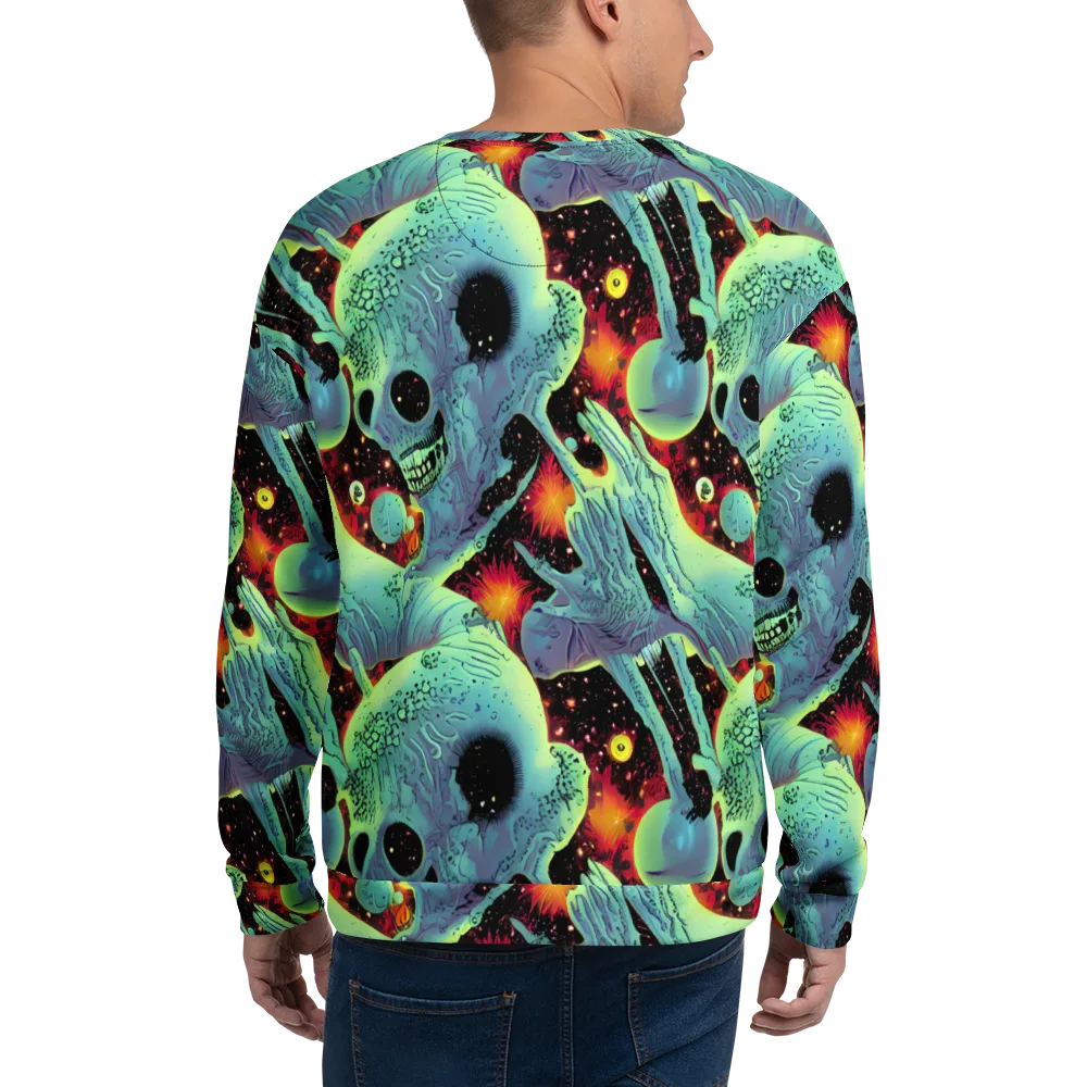 Galactic Grotesque on Sweatshirt — Back