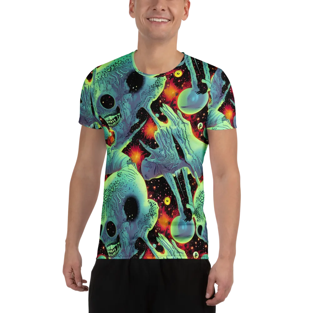 Galactic Grotesque on Men's Athletic T-Shirt — Front