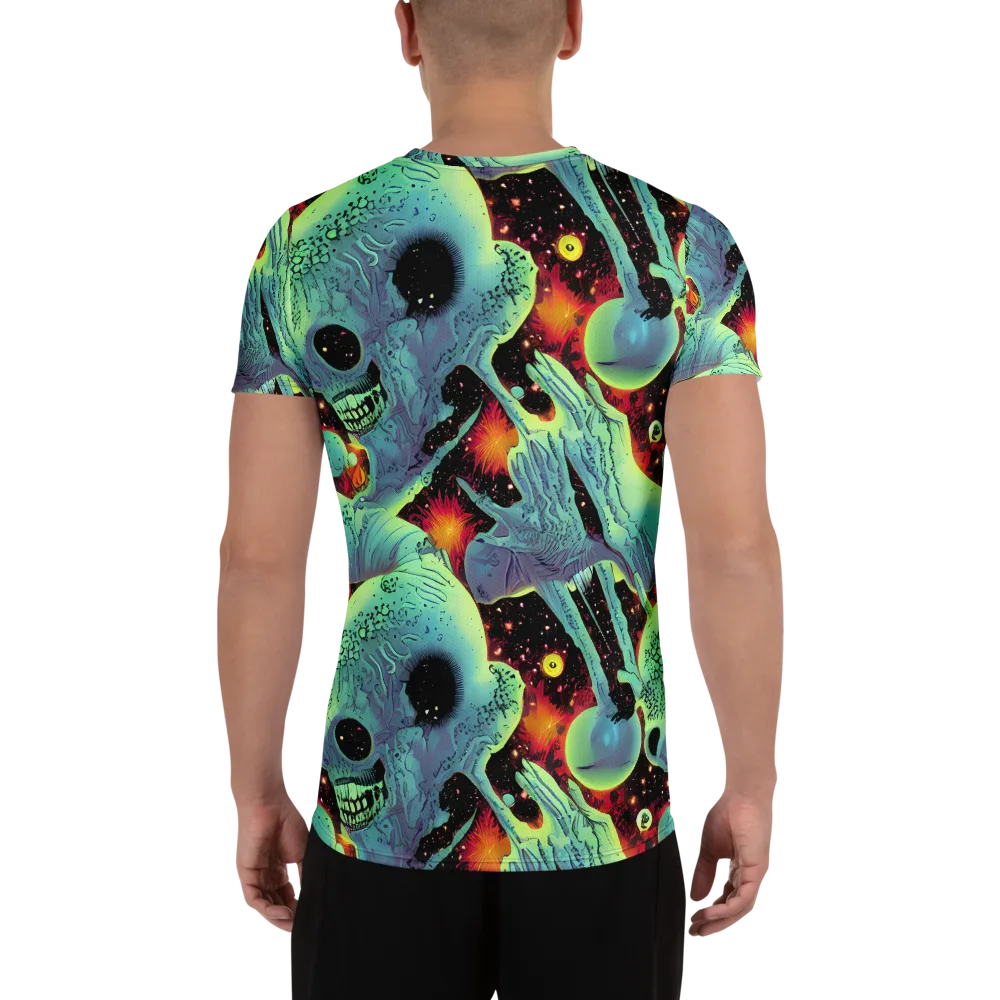 Galactic Grotesque on Men's Athletic T-Shirt — Back