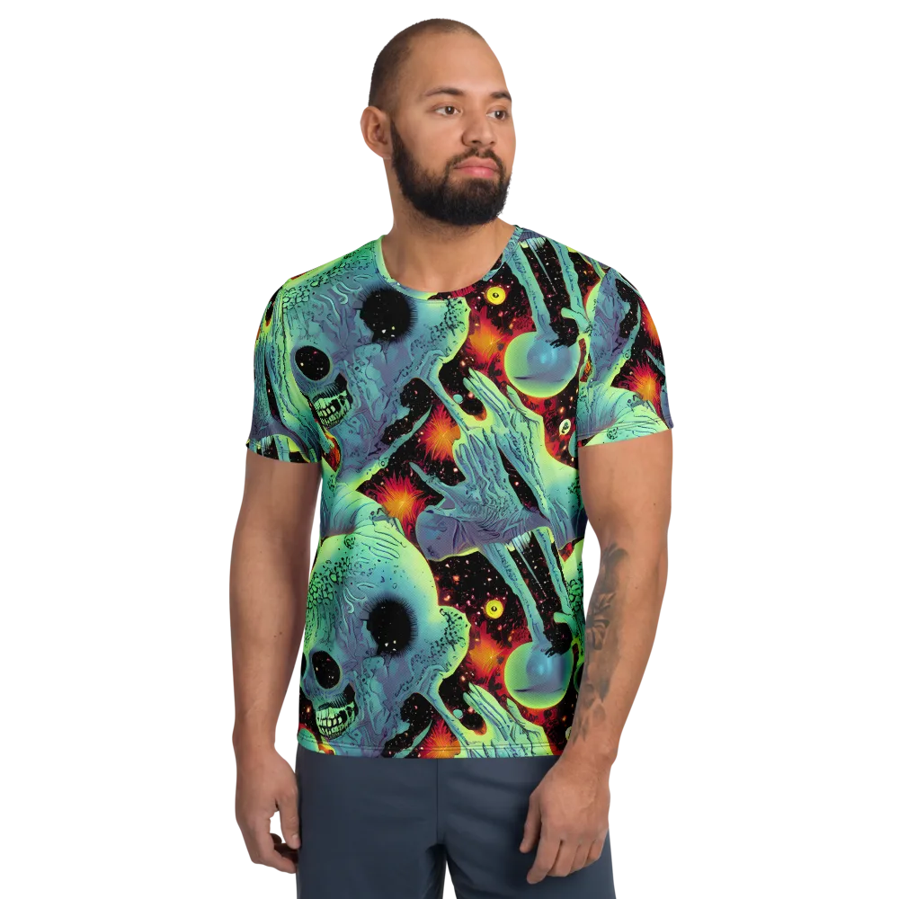 Galactic Grotesque on Men's Athletic T-Shirt — Front