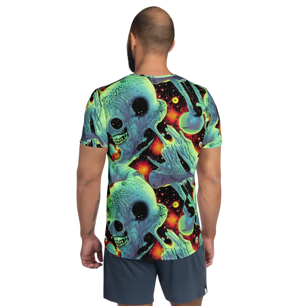 Galactic Grotesque on Men's Athletic T-Shirt — Back
