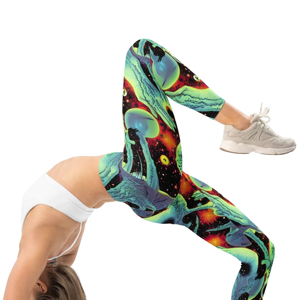 Galactic Grotesque on Leggings — Right
