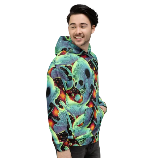 Galactic Grotesque on a Hoodie
