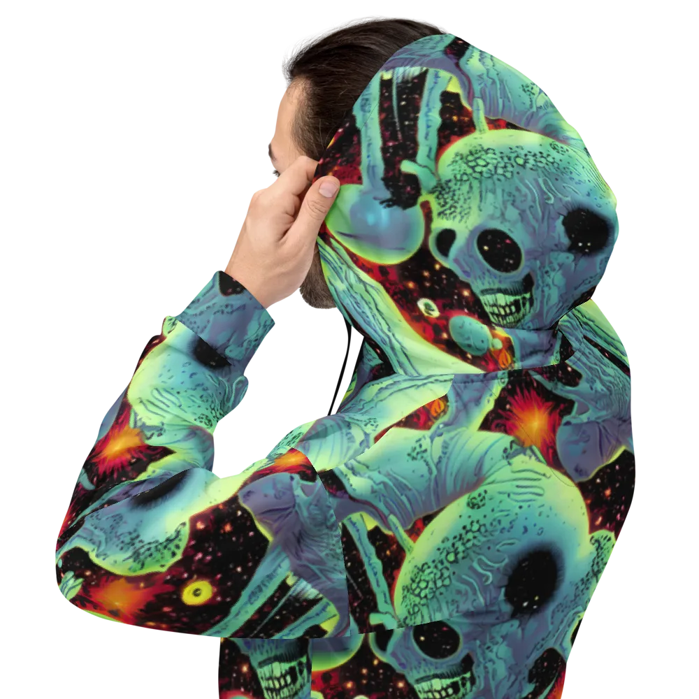Galactic Grotesque on Hoodie — Back